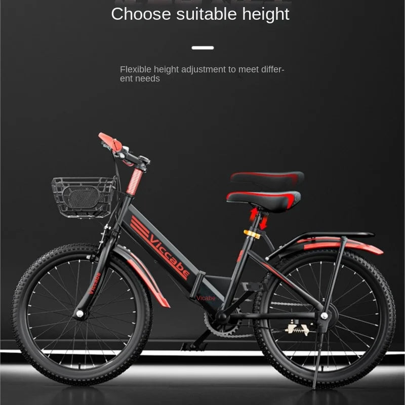 SKIG 18-Inch Utility Bicycle – Carbon Steel Frame, Dual Brake, 150kg Capacity