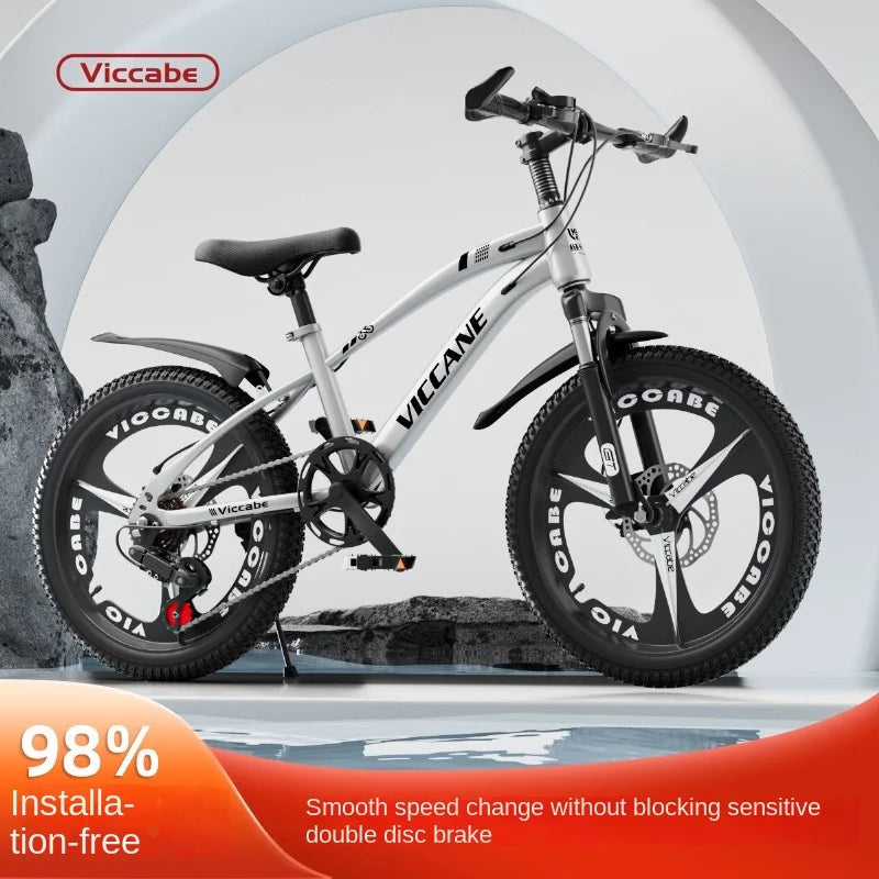 LISM 20-Inch Kids’ & Teen Bike – Carbon Steel Frame, Double Disc Brake