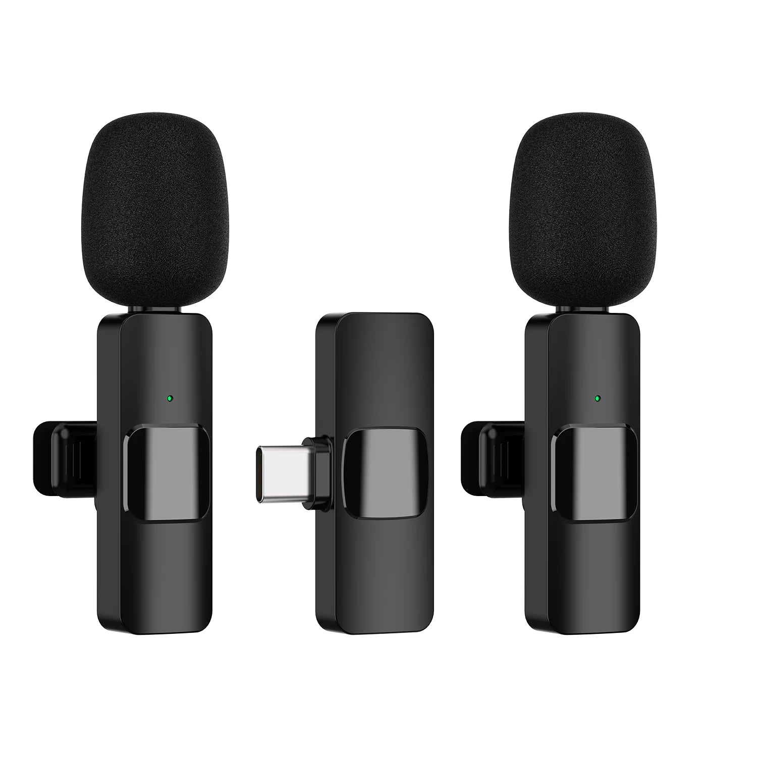 Xiaolo Wireless Lavalier Microphone | Rechargeable Omnidirectional Clip-On Mic for Home Studio & Content Creation