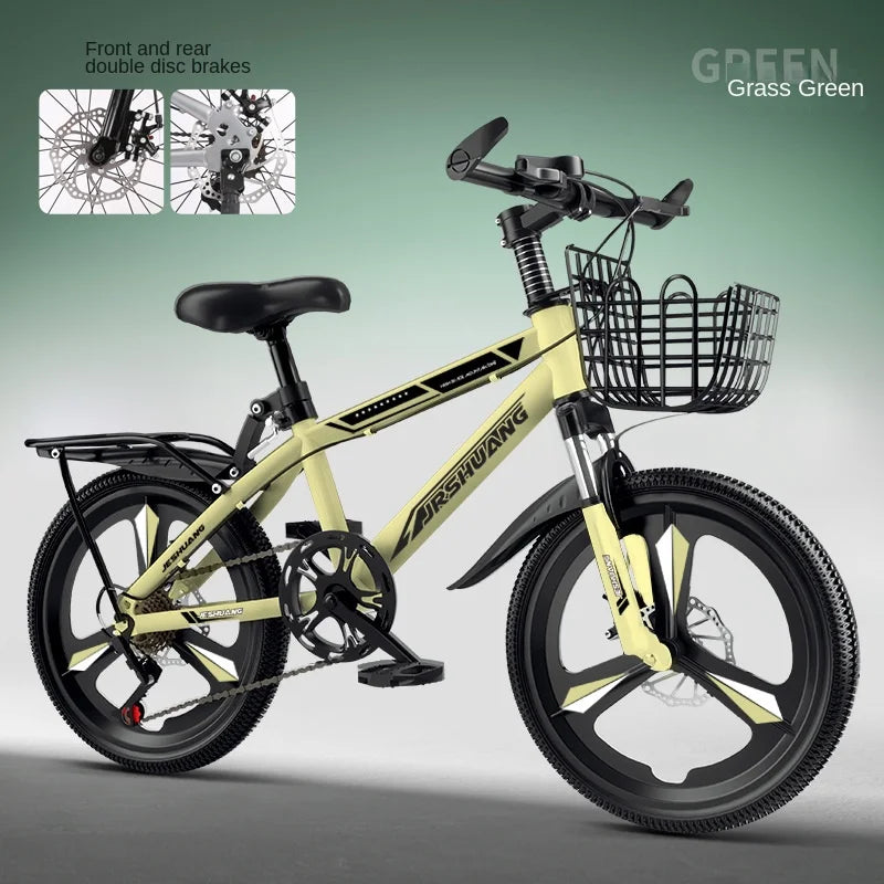 SMVP Premium Kids Bicycle (18 Inches) – Strong Steel Frame, V/Disc Brake