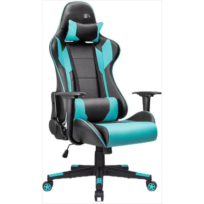 Ergonomic Office Gaming Chair | Adjustable Racing-Style Swivel Chair with High-Density Foam & Synthetic Leather – Tosworth Exclusive