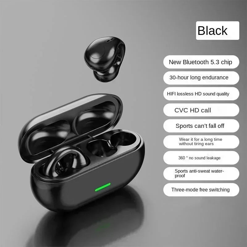 LS Active Noise-Cancelling Wireless Earbuds | Bluetooth 5.1 Waterproof In-Ear Headphones with Mic & Charging Case – Tosworth Exclusive